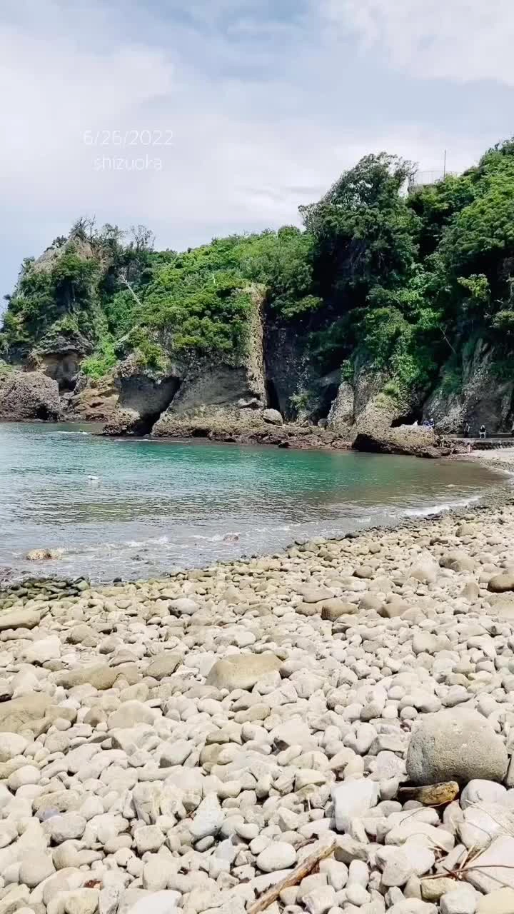 堂ヶ島のトンボロの写真