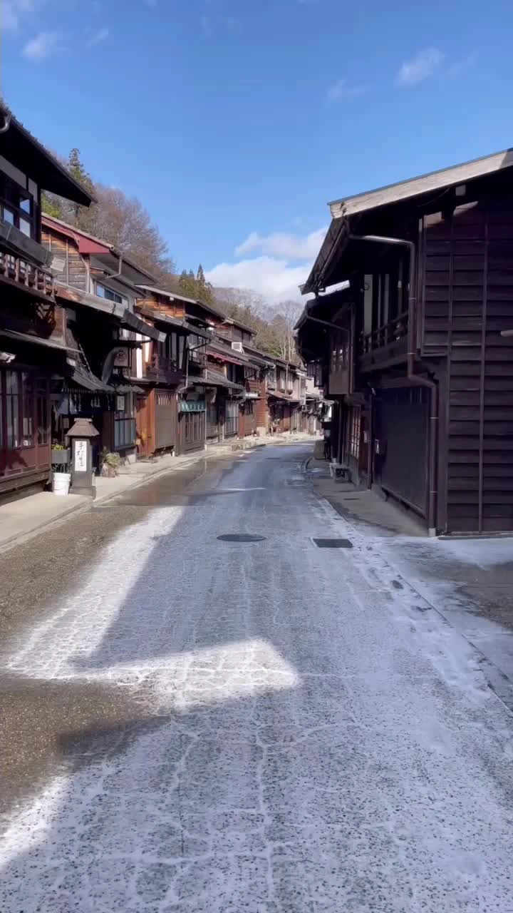 中山道 奈良井宿（伝統的建造物群保存地区）の写真